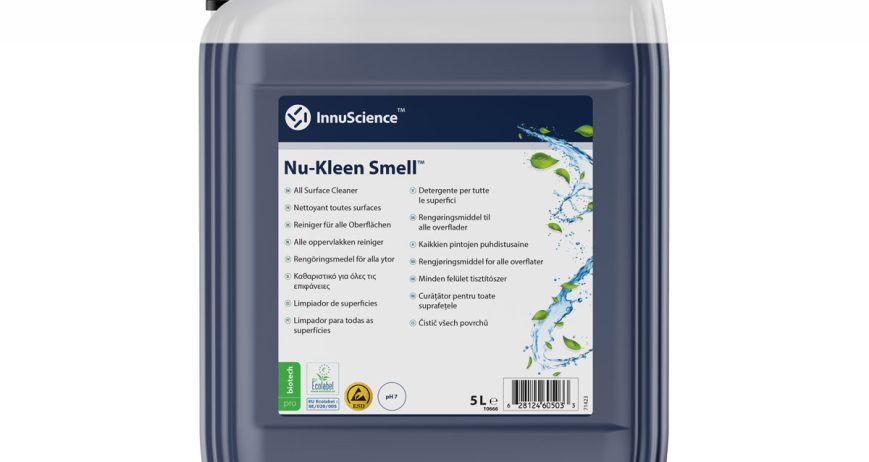 Limpiador de Pisos Biotecnológico de Baja Espuma para Fregadoras   Mantenga sus Pisos Limpios con Acción Continua.   Nu-KleenFloor es una solución de limpieza biotecnológica de baja espuma, ideal para todo tipo de revestimientos de pisos. Diseñado específicamente para usar con fregadoras, Nu-KleenFloor proporciona un desengrasado biológico efectivo y continuo, a la vez que es suave con todos los materiales resistentes al agua. Con una fórmula que garantiza una limpieza profunda sin dañarlos, es la opción perfecta para mantener pisos limpios y seguros en entornos comerciales e industriales.   Seguro para los usuarios, las superficies y el medio ambiente, Nu-KleenFloor ofrece un potente rendimiento de limpieza a la vez que minimiza el impacto ambiental. Es la solución ecológica que mantiene sus pisos impecables y sus procesos de limpieza eficientes.